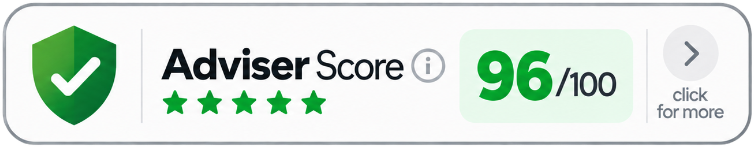 Scamadviser Adviser Score 96/100